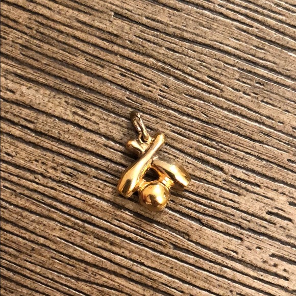 Vintage Bowling Charm Bracelet Pendant Pins & Ball - Picture 4 of 7